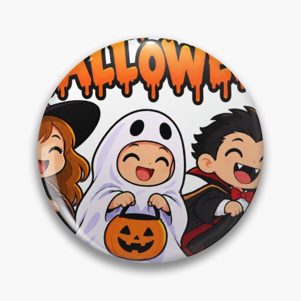 Item preview, Happy Halloween Chibi Trick-or-Treaters designed and sold by Quistlor.