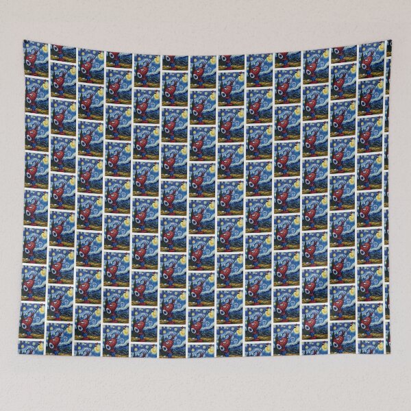 Item preview, Spider Snoopy Superhero Inspired Design with Starry Night Sky Background designed and sold by wallflower2war.