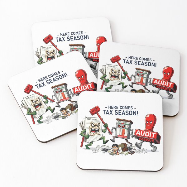 Item preview, Here Comes Tax Season! Funny Accountant & Auditor Nightmare Design designed and sold by spreadsheetcafe.