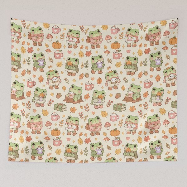 Item preview, Kawaii Frog Cozy Sweater Pattern designed and sold by Soft Berry Studio.