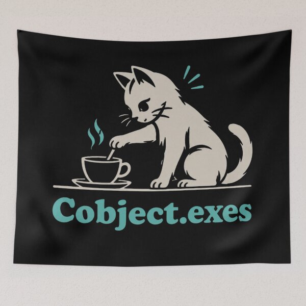 Item preview, Cobject Exes Cat designed and sold by DewittlorraArts.