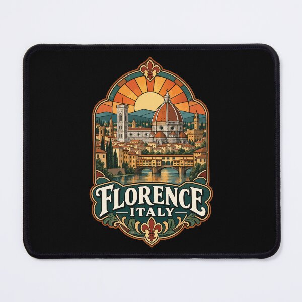 Item preview, Florence Italy Travel Stained Glass Art designed and sold by TomFrontierArt.