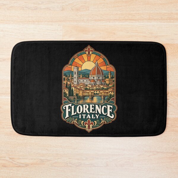 Item preview, Florence Italy Travel Stained Glass Art designed and sold by TomFrontierArt.
