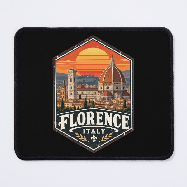 Item preview, Florence Italy Travel Retro Vintage designed and sold by TomFrontierArt.