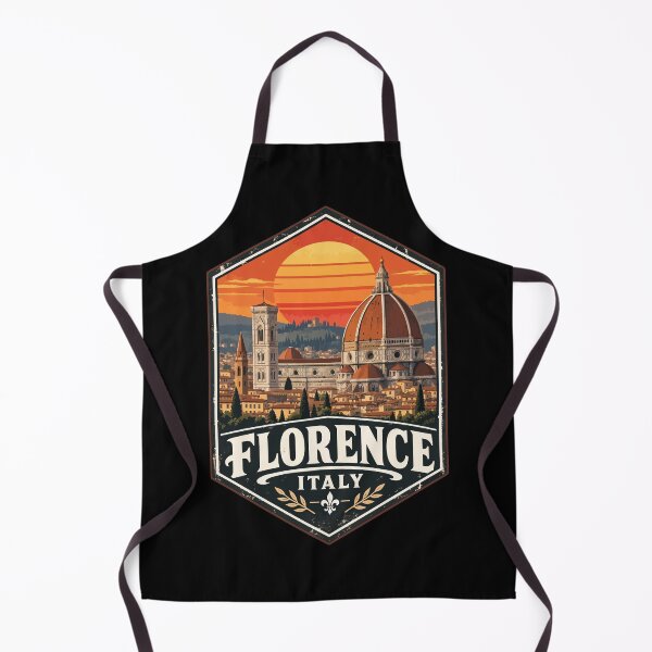 Item preview, Florence Italy Travel Retro Vintage designed and sold by TomFrontierArt.