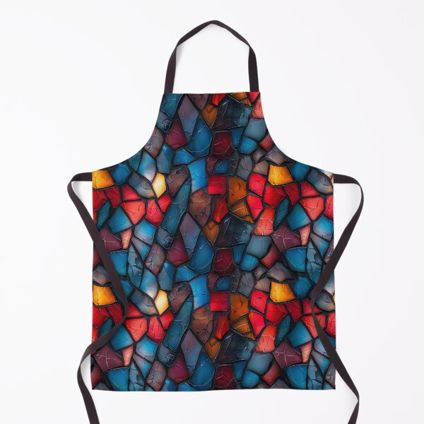 Item preview, Vibrant Abstract Cracked Glass Mosaic Pattern designed and sold by NTGUILTY.