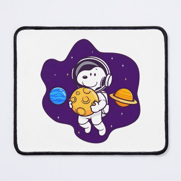 Item preview, Cute Snoopy Astronaut Holding Planets Cartoon Space Illustration designed and sold by MasonTheGamer.