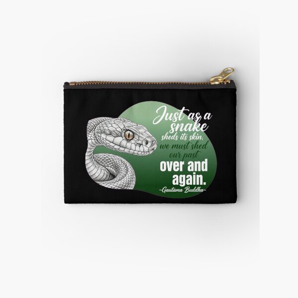Item preview, Just As A Snake Sheds Its Skin We Must Shed Our Past Over And Over Again - Buddha designed and sold by Vibe-Vary.