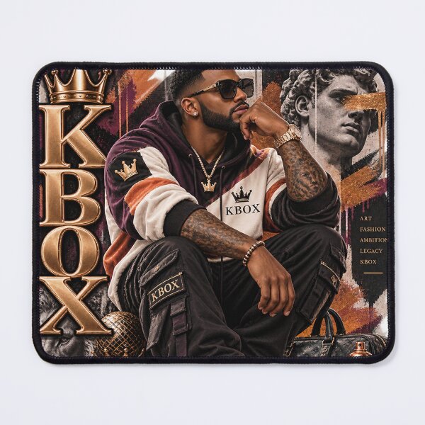Item preview, KBOX Built Different – Limited Edition Men’s Fashion Art designed and sold by KBOX CULTURE WEAR.