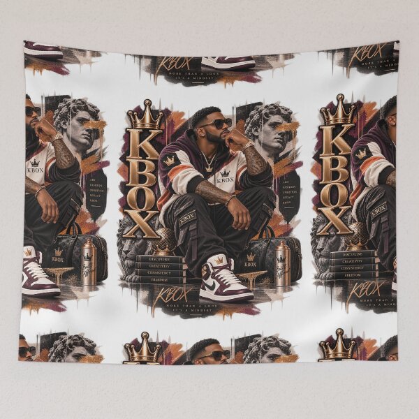Item preview, KBOX Built Different – Limited Edition Men’s Fashion Art designed and sold by KBOX CULTURE WEAR.