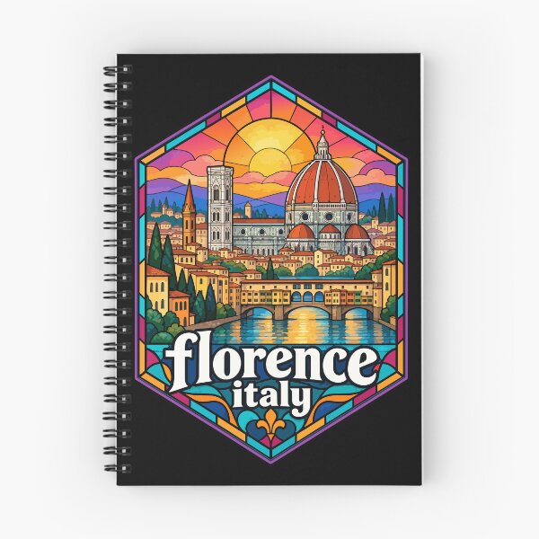Aperçu de l'œuvre Vitraux de voyage à Florence, en Italie créée et vendue par TomFrontierArt.