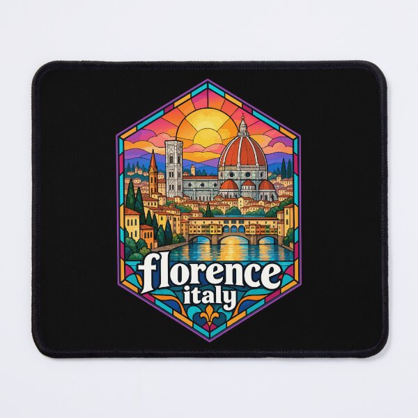 Item preview, Florence Italy Travel Stained Glass designed and sold by TomFrontierArt.