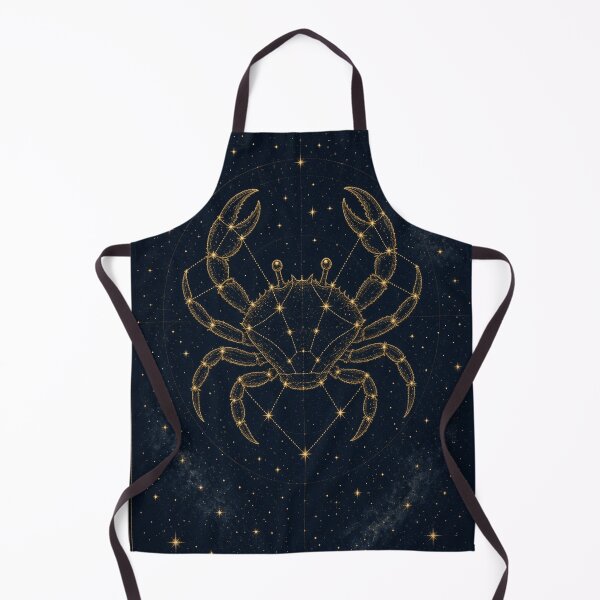 Item preview, Cancer Crab Celestial Chart on Blue Black Sky designed and sold by tanishqsaluja.
