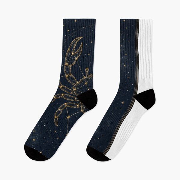 Item preview, Cancer Crab Celestial Chart on Blue Black Sky designed and sold by tanishqsaluja.