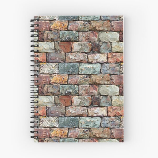 Item preview, Colorful Weathered Stone Brick Wall Texture Pattern designed and sold by NTGUILTY.