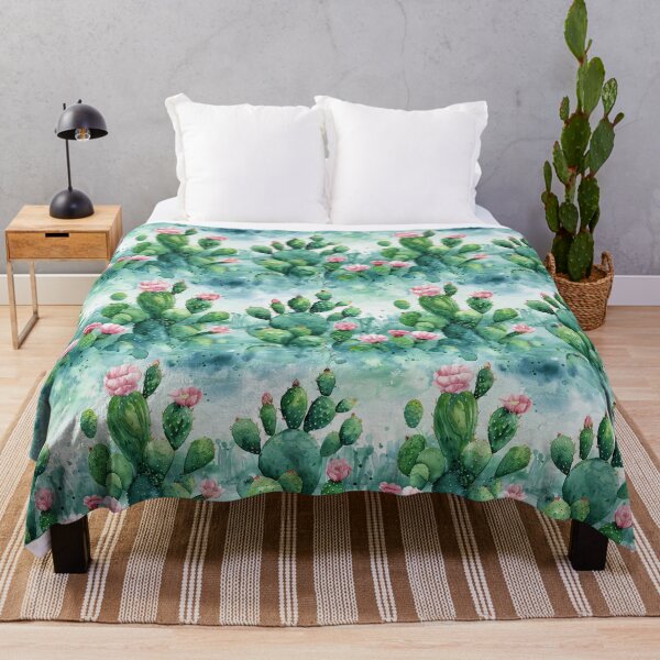 Item preview, Blooming Prickly Pear Cactus Pattern designed and sold by NTGUILTY.