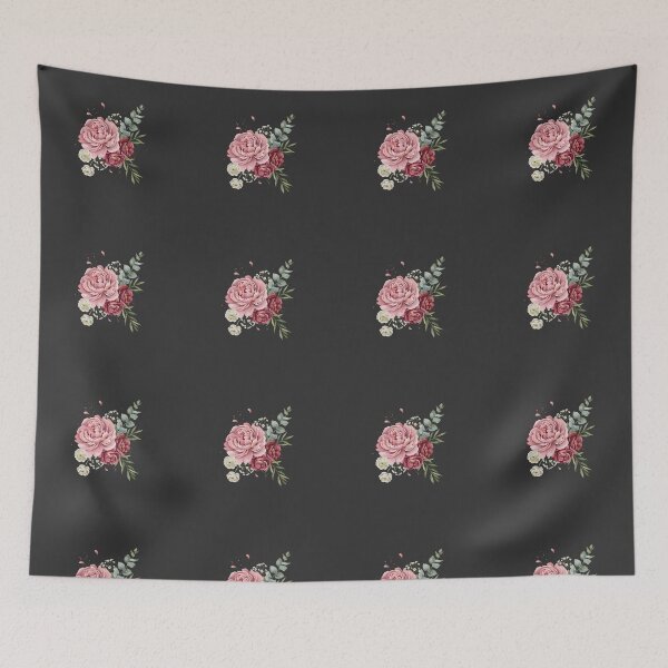 Item preview, Romantic Watercolor Floral Bouquet – Vintage Botanical Flower Art designed and sold by Amsafjol.