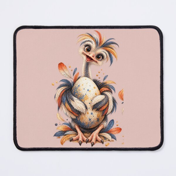 Item preview, Cute Ostrich with Egg designed and sold by PrintGo26.
