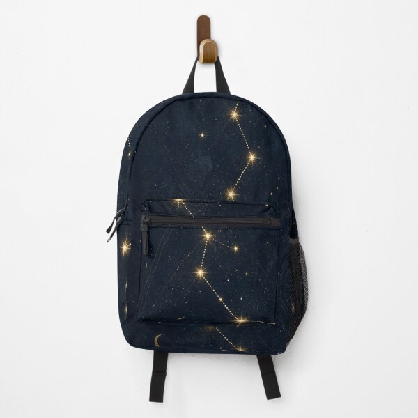 Item preview, Gemini Twin Stars Gold Constellation on Navy designed and sold by tanishqsaluja.