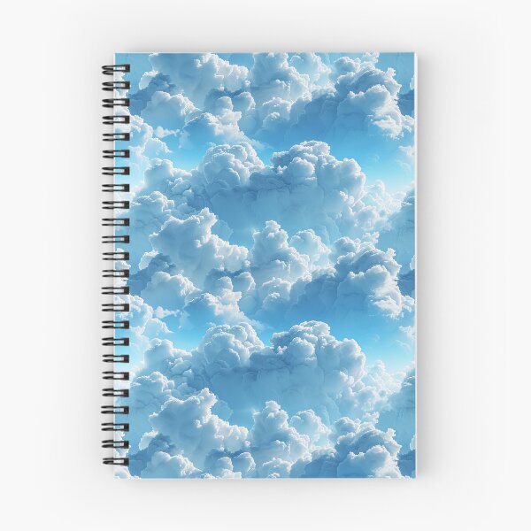 Item preview, Dreamy Fluffy Clouds in Blue Sky Pattern designed and sold by NTGUILTY.