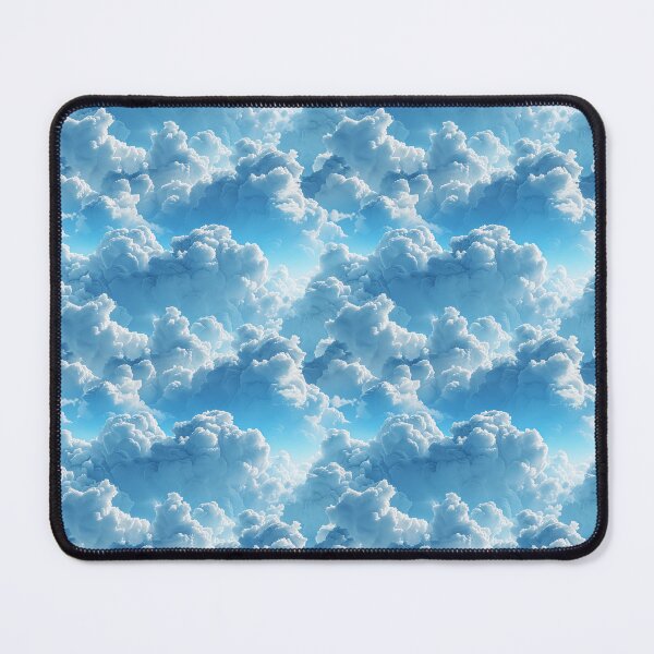 Item preview, Dreamy Fluffy Clouds in Blue Sky Pattern designed and sold by NTGUILTY.