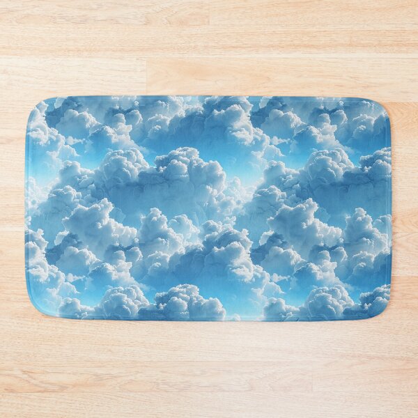 Item preview, Dreamy Fluffy Clouds in Blue Sky Pattern designed and sold by NTGUILTY.