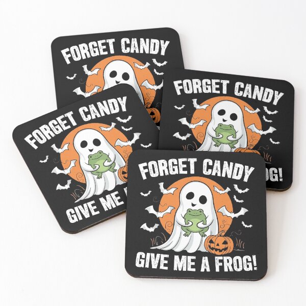 Item preview, Forget Candy Give Me A Frog Cute Spooky Ghost designed and sold by MizoX7.