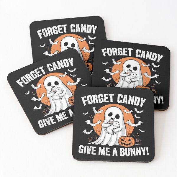 Item preview, Forget Candy Give Me A Bunny Cute Rabbit Ghost designed and sold by MizoX7.