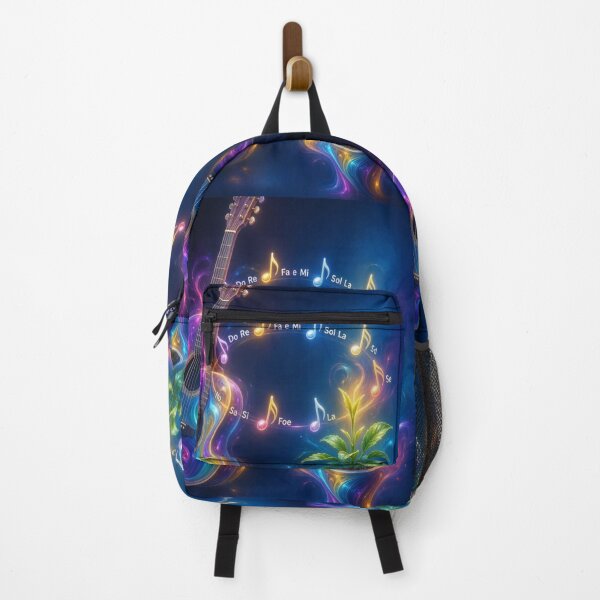 Item preview, Magical Glowing Guitar with Musical Notes and Plant designed and sold by Breezes-of-Ida.