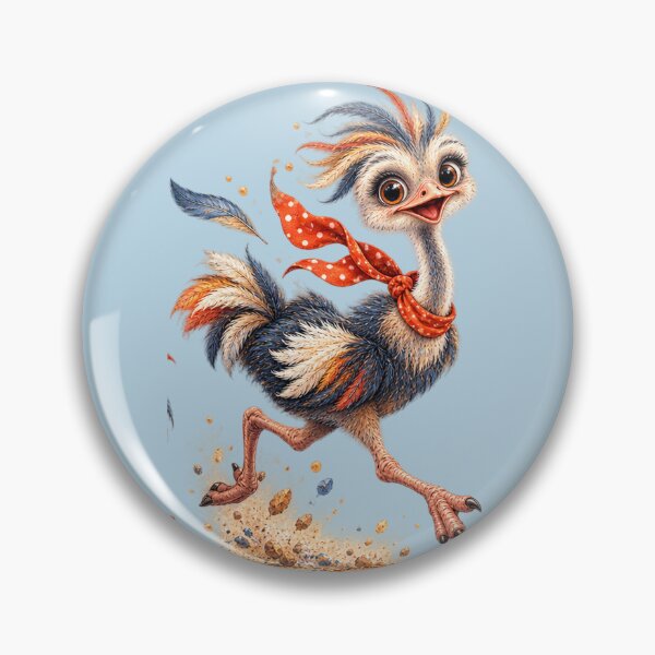 Item preview, Funny Little Ostrich designed and sold by PrintGo26.