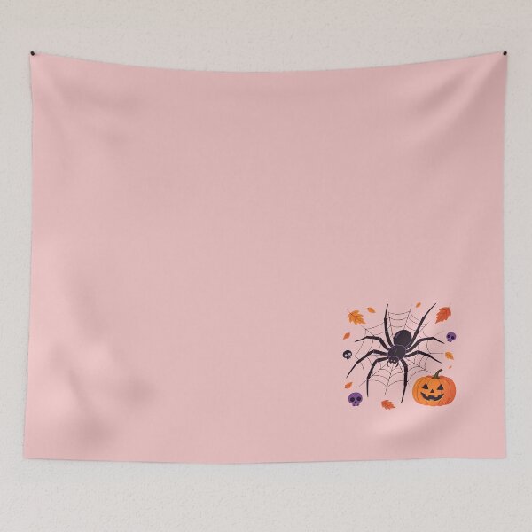 Item preview, Spooky Halloween Spider – Web, Skulls & Jack-O’-Lantern designed and sold by urmoments.