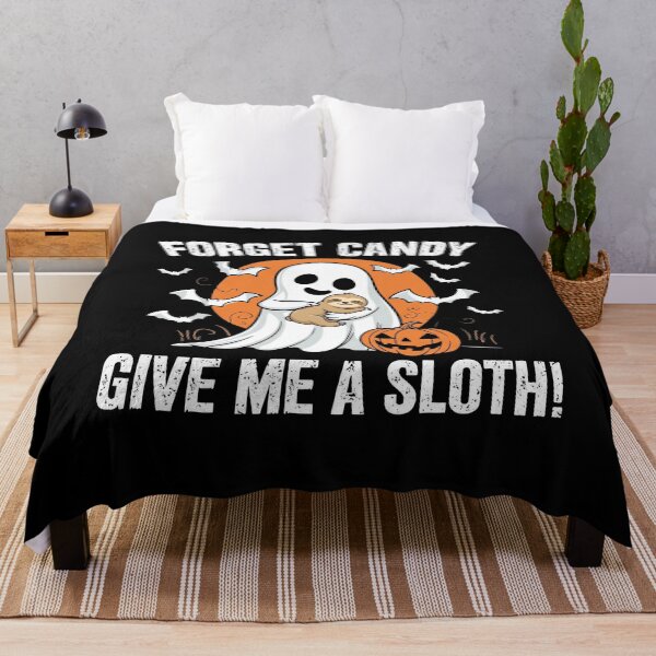 Item preview, Forget Candy Give Me A Sloth Funny Lazy Ghost designed and sold by MizoX7.