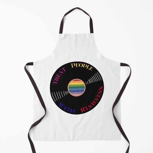 Item preview, Vinyl Style Rainbow Pride Design Featuring Treat People With Kindness Message designed and sold by sdiqa66.