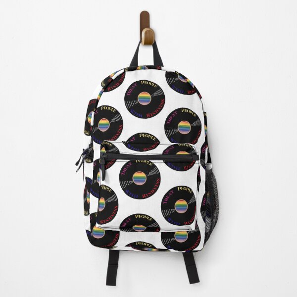 Item preview, Vinyl Style Rainbow Pride Design Featuring Treat People With Kindness Message designed and sold by sdiqa66.