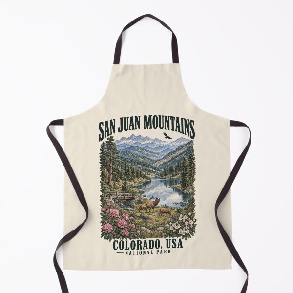 Item preview, San Juan Mountains, Colorado, USA [Vintage Illustration] designed and sold by elektronen.