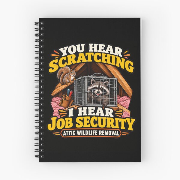 Item preview, Funny Attic Wildlife Removal Technician Raccoon Humor designed and sold by MagicSD Designs.