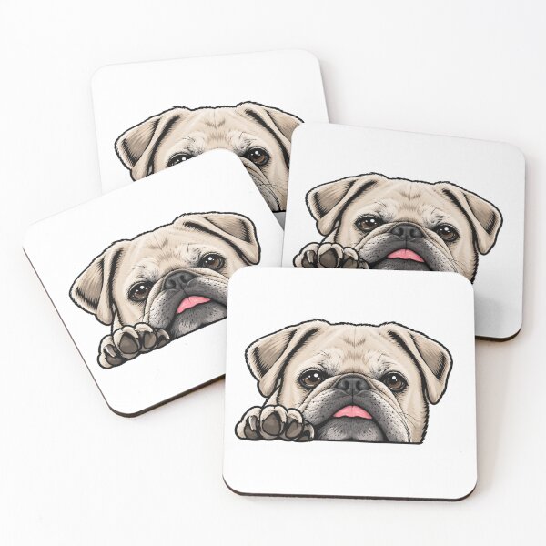 Item preview, Little Foo the Pug in Fawn designed and sold by Little Foo the Pug.