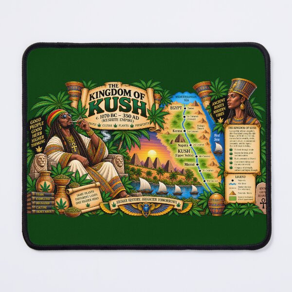 Item preview, Kingdom of Kush Ancient Nubian Map designed and sold by RockyAtlas.