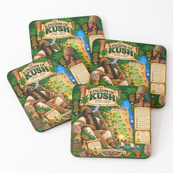 Item preview, Kingdom of Kush Ancient Nubian Map designed and sold by RockyAtlas.