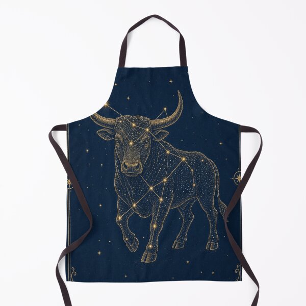 Item preview, Taurus Bull Vintage Star Map on Midnight Blue designed and sold by tanishqsaluja.