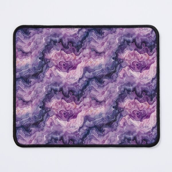 Item preview, Elegant Purple Amethyst Watercolor Marble Pattern designed and sold by NTGUILTY.