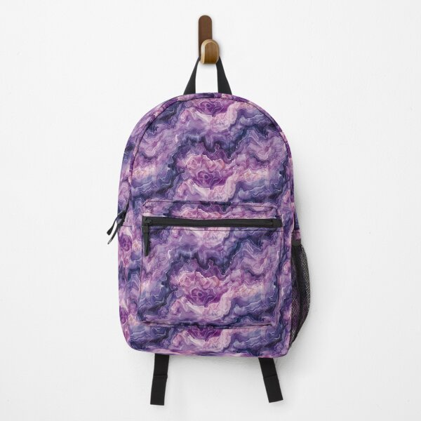 Item preview, Elegant Purple Amethyst Watercolor Marble Pattern designed and sold by NTGUILTY.