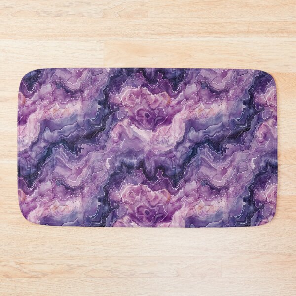 Item preview, Elegant Purple Amethyst Watercolor Marble Pattern designed and sold by NTGUILTY.