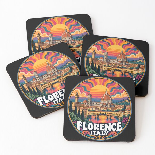 Item preview, Florence City Italy Travel Trippy designed and sold by TomFrontierArt.