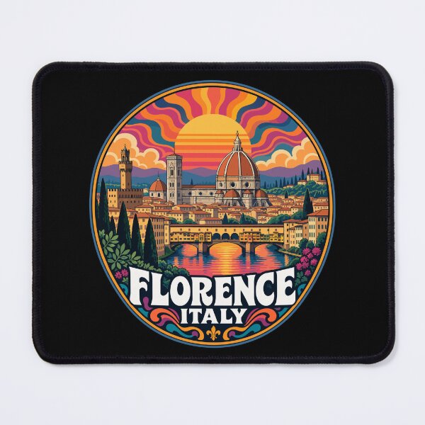 Item preview, Florence City Italy Travel Trippy designed and sold by TomFrontierArt.