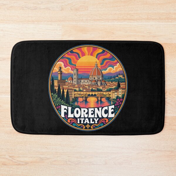 Item preview, Florence City Italy Travel Trippy designed and sold by TomFrontierArt.
