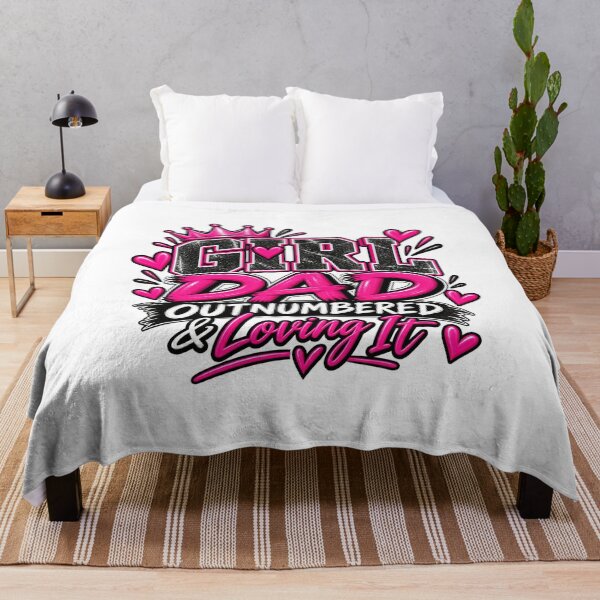 Item preview,  Girl Dad Outnumbered and Loving It Proud Dad Design-White Background  designed and sold by Trendi61.