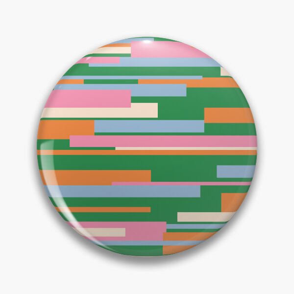 Item preview, Colorful Mid Century Modern Abstract Geometric Wright Pattern Green Orange Pink Powder Blue designed and sold by kierkegaard.