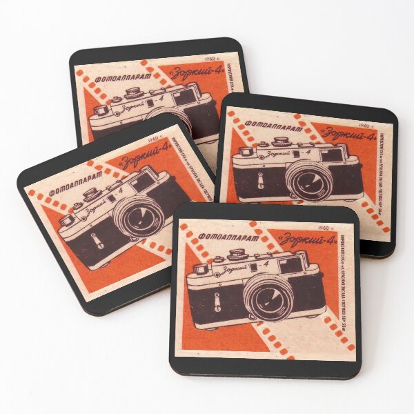 Item preview, Vintage Russian match box label advertising  Zorki cameras. designed and sold by stevepaint.