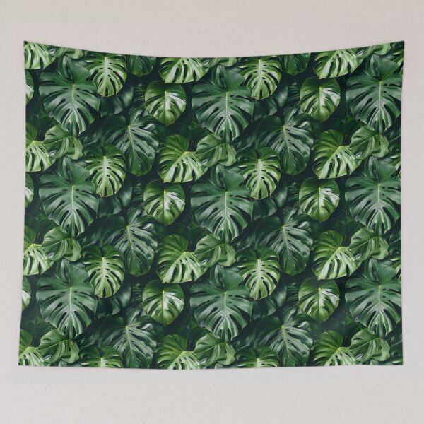 Item preview, Tropical Lush Green Monstera Leaves  designed and sold by NTGUILTY.